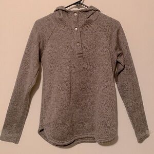 I5 Apparel Woman’s Hooded Partial Snap Down Pullover